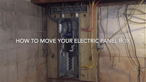 can you move a junction box|cost to relocate breaker box.